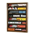 thumbnail image 1 of Small HO Scale Train Model Trains Locomotive Engine Display Case Cabinet, 1 of 7