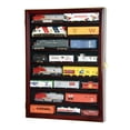 thumbnail image 1 of Small HO Scale Train Model Trains Locomotive Engine Display Case Cabinet, 1 of 7