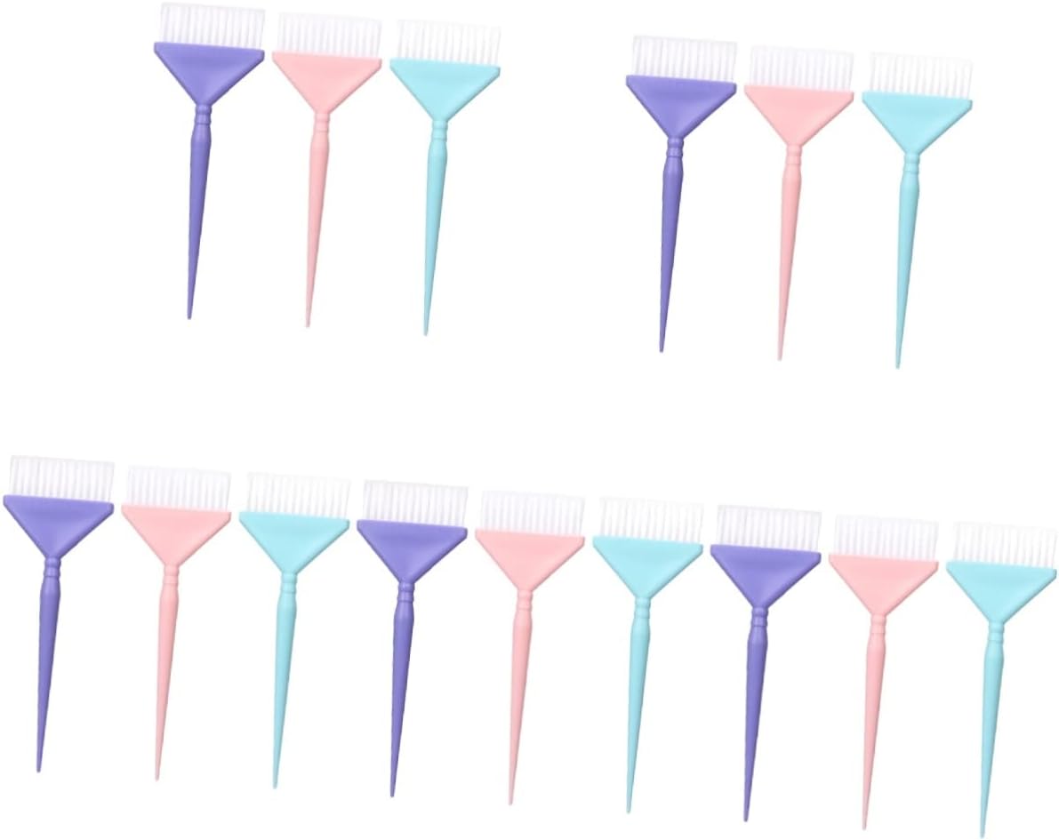 Small Hair Dye Brush 15 pcs Hair Dye Brush Set Small Hair Dye Brushes