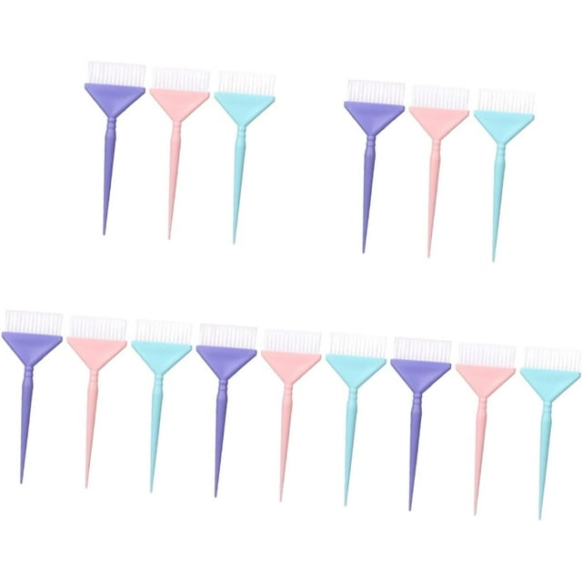 Small Hair Dye Brush 15 pcs Hair Dye Brush Set Small Hair Dye Brushes