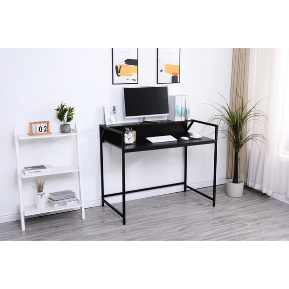 Small Hallway Table, Metal & Wood Combination / Perfect for Bedroom and Office Entrance