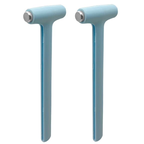 Small Hammer for Small Project, Lightweight Mallet, Little Size Hammer for Crafts, Watch, Jewelry, DIY, Leather, Blue, 2 Pcs