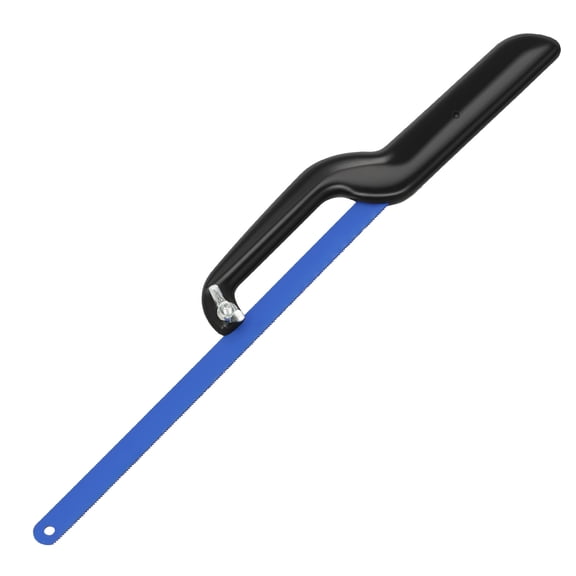 Small Hand Hacksaw 12.6 Inch Versatile Lightweight Compact Hand Hacksaw Tool with Nonslip Grip for Thin Metal Plastic