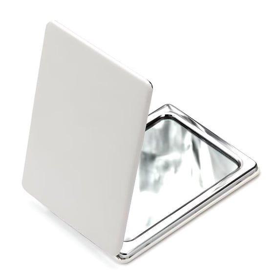Small Hand Mirror, 3 Inches Mini Hand Held Compact Folding Mirror for Men Women (Black,1 Pack)