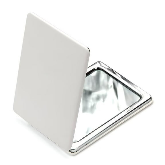 Small Hand Mirror, 3 Inches Mini Hand Held Compact Folding Mirror for Men Women (Black,1 Pack)