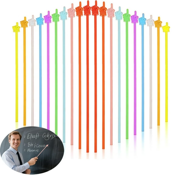 Small Hand Pointers,Tutuviw 20 Pcs Teaching Pointers Reading Pointers,Finger Shape Pointer Stick,Presentation Finger Pointers for Homeschooling,Small Pointer Finger Sticks-12in