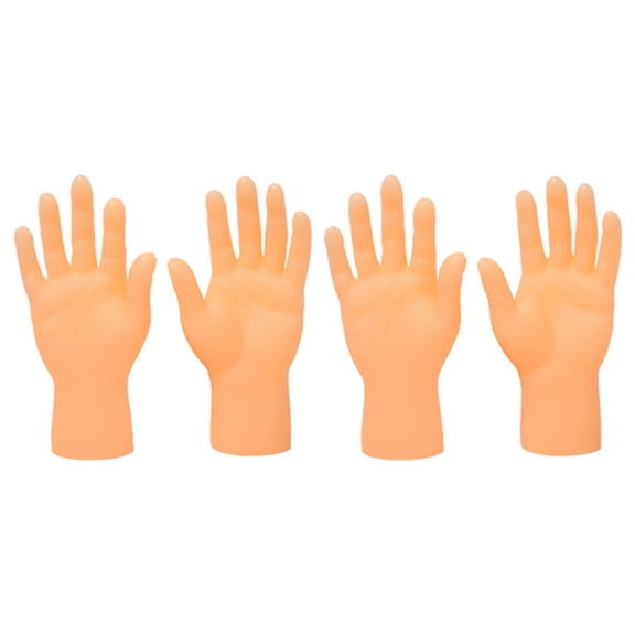 Small Hand Puppet Prank Hands Practical Joke Props Goodie Bag Filler Kids Show Role for Play Finger 4/10P