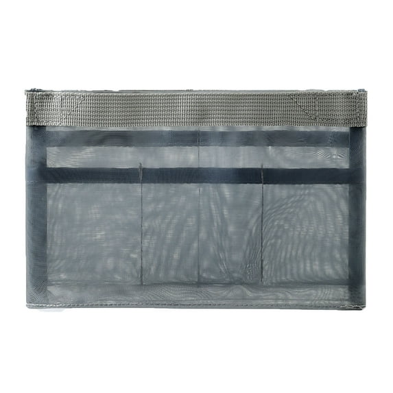 Small Handbag Organizer Insert with 6 Pockets | Translucent Mesh Makeup & Cosmetic Storage Bag | 8.7 x 5.9 Inch Purse Organizer for Women & Girls