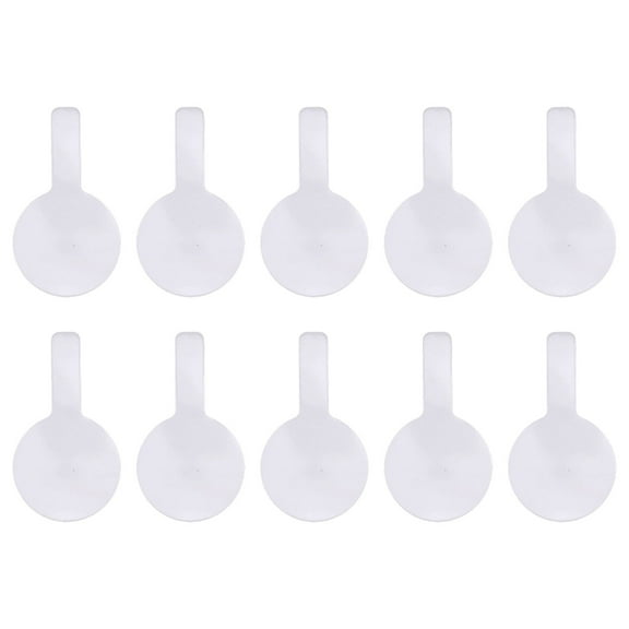 Small Handheld Double Side Whiteboards Round Square Signs Auction Paddles