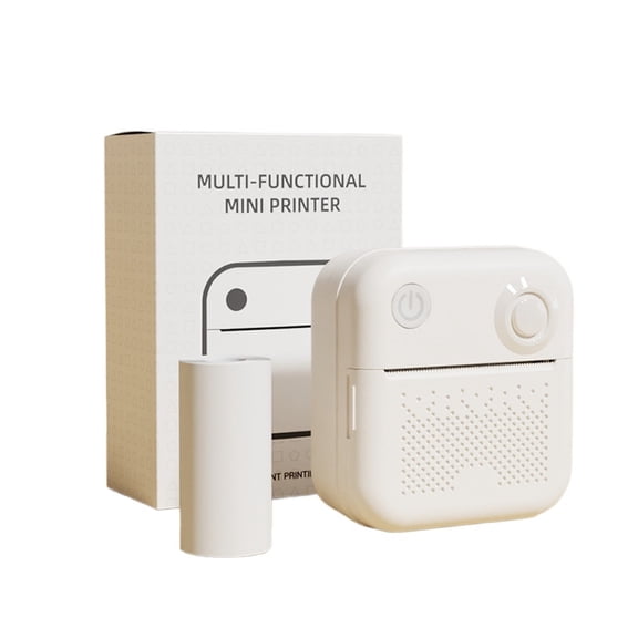 Small Handheld Portable Wireless Thermal Sticker Printing Label Printer Document Storage Machine ,Fast-Drying Ink with Crisp Output