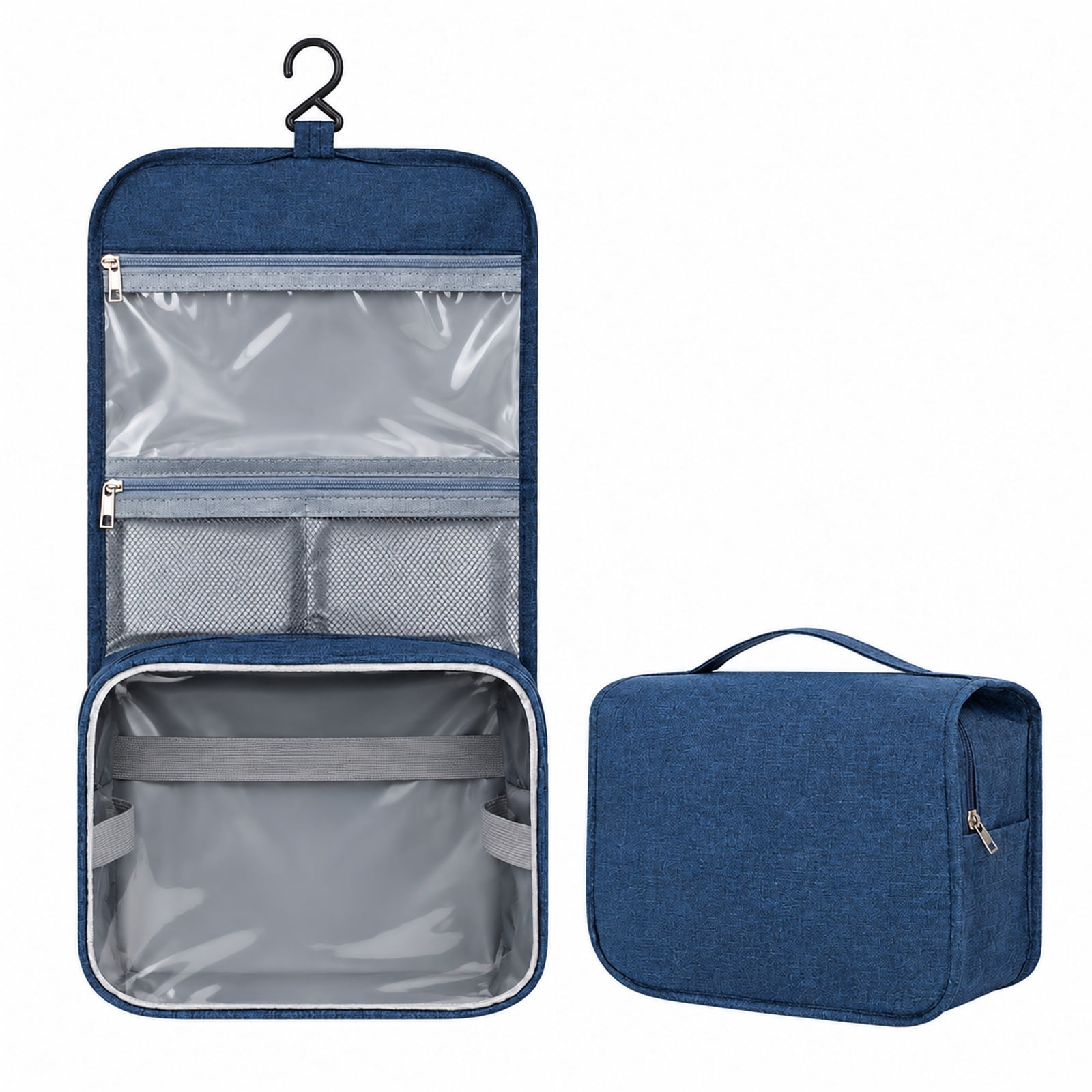 Small Hanging Toiletry Bag for Travel, Oxford Cloth Waterproof Makeup ...