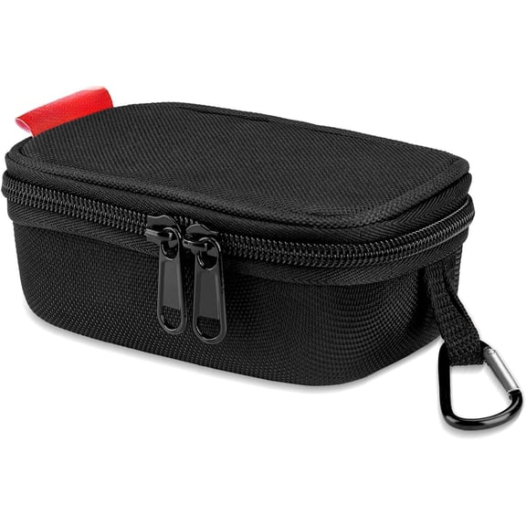 Small Hard Tool Storage Case, Heavy-Duty 1680D Tool Bag with EVA Molded Base, PE Reinforced Top & Bottom, Zipper Compact Organizer for Small & Devices - HT0402