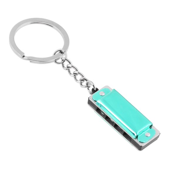 Small Harmonica Keychain,Special 8 Tone 4 Holes Harmonica Keychain Harmonica Keyring Keys Holder Bag Pendant Musical toy