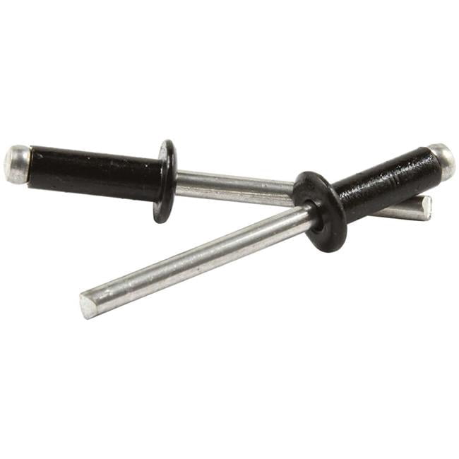 Small Head Aluminum Rivet, Black - Pack of 250