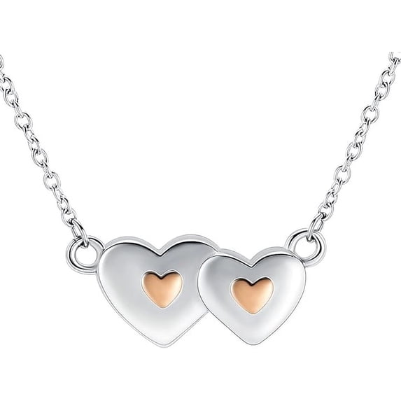 Small Heart Cremation Jewelry for Ashes - Heart Pendant Memorial Urn Necklace Ashes Holder Stainless Steel Personalized Customization Keepsake