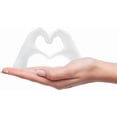 thumbnail image 1 of Small Heart Hands Sculpture Decor for Living Room Bedroom Bookshelf Coffe Table and Office Display, Love Finger Statue Modern Aesthetic Home Decor, Unique Gift for Wedding Christmas Birthday, 1 of 7