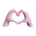 thumbnail image 1 of Small Heart Hands Sculpture Decor, Resin Modern Abstract Love Finger Statue, Hand Model Decoration, 1 of 7