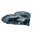 thumbnail image 1 of Small Heart Rug, 11.8x15.7 Inch Fluffy Decorative Mat, Soft Plush Door Mat, Small Decorative Rug, Machine Washable Rug, Bedroom Living Room Rug, Cozy Heart Shaped Mat for Home Room Decor, 1 of 2