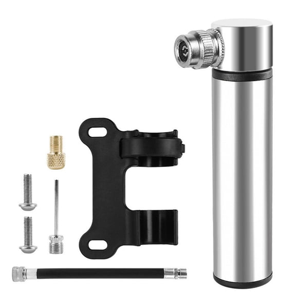 Small High Pressures Bike Pumps with Gauge for Accurate Tire Inflation Universals Adapter Aluminum Light weight