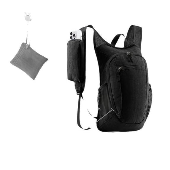Small Hiking Backpack 10L - Lightweight Packable Foldable Backpack for Travel Camping Outdoor Commute, Compact Rucksack for Women Men