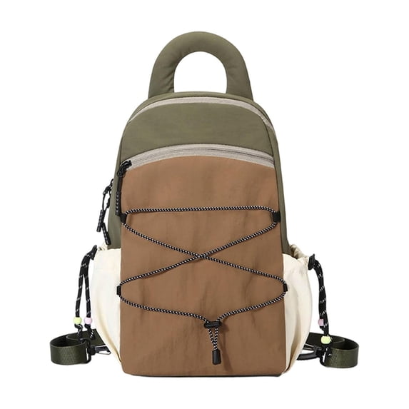Small Hiking Backpack for Men Women,Waterproof Lightweight Hiking Casual Daypack,Multi-Way Carry Structure for Cycling,Walking,Outdoor Camping,Brown
