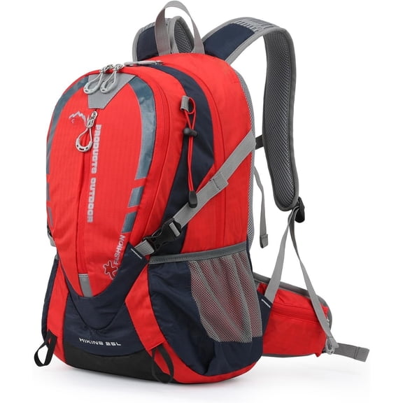 Small Hiking Backpack with 2L Water Bladder and Rain Cover, 25L Hydration Daypack for Travel, Cycling, Camping, Outdoor