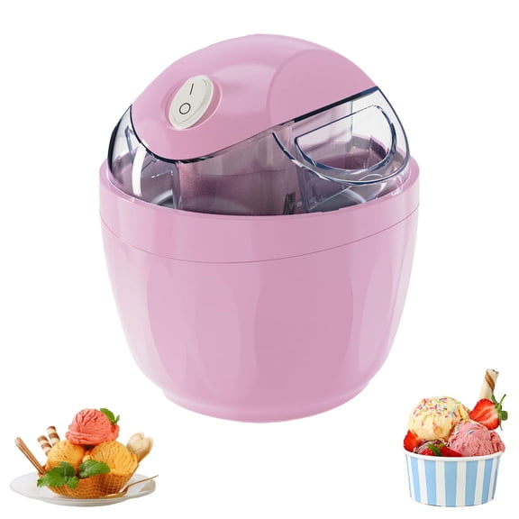 Small Home Mini Ice Cream Maker, 17oz Electric Gelato & Sorbet Machine with One-Touch Control, for Homemade Frozen Yogurt