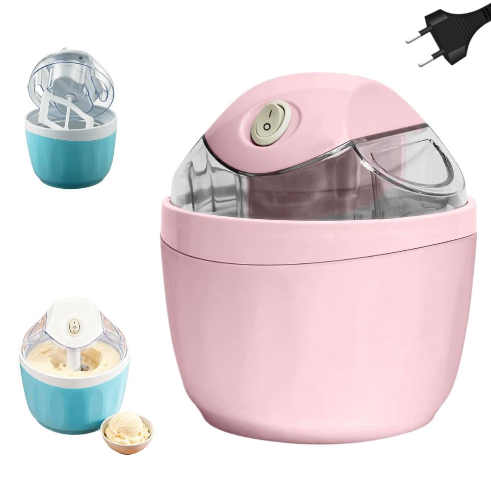 Small Home Mini Ice Cream Maker, DIY Mini Ice Cream Maker, One-Touch Dessert Maker, Single Serving of Gelato, Yogurt, Compact Electric Makers for Kitchen, Family Treats