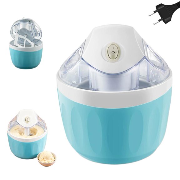 Small Home Mini Ice Cream Maker, DIY Mini Ice Cream Maker, One-Touch Dessert Maker, Single Serving of Gelato, Yogurt, Compact Electric Makers for Kitchen, Family Treats