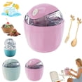 thumbnail image 1 of Small Home Mini Ice Cream Maker, Just 15 Minutes, DIY Mini Ice Cream Maker, One-Touch Dessert Maker, Single Serving of Gelato, Frozen Yogurt, Compact Electric Makers for Kitchen, Family Treats, 1 of 7