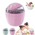 thumbnail image 1 of Small Home Mini Ice Cream Maker，One-touch Quick Operation, Wrap-around Rapid Cooling Design, Dual Filling Ports, 500ml Capacity—ideal for Home Use., 1 of 7