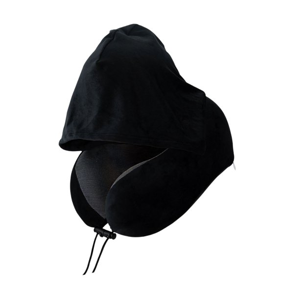 Small Hooded Supportive Rest Pillow With Eye Mask And Ear Plugs