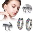 thumbnail image 1 of Small Hoop Earrings for Women Hypoallergenic Earrings Trendy Gold Plated Lightweight Cubic Zirconia Chunky Cartilage Hoop Earrings Cute Hoop Earrings Minimalist Earrings for Women Valentine's Day, 1 of 9
