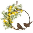 thumbnail image 1 of Small Hoop Wreath with Birds & Forsythia, 1 of 1