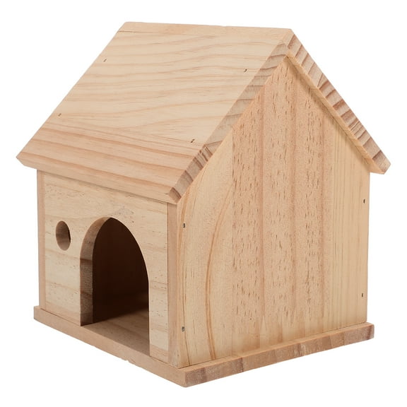 Small House Guinea Pig Hut Chinchilla Hideaway Hamster House 16.70X13.50X13.50CM