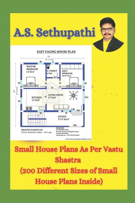 Small House Plans As Per Vastu Shastra: (200 Different Sizes of Small House Plans Inside) (Paperback)