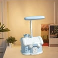 Small House Shape LED Small Desk Lamp Study Eye Protection USB