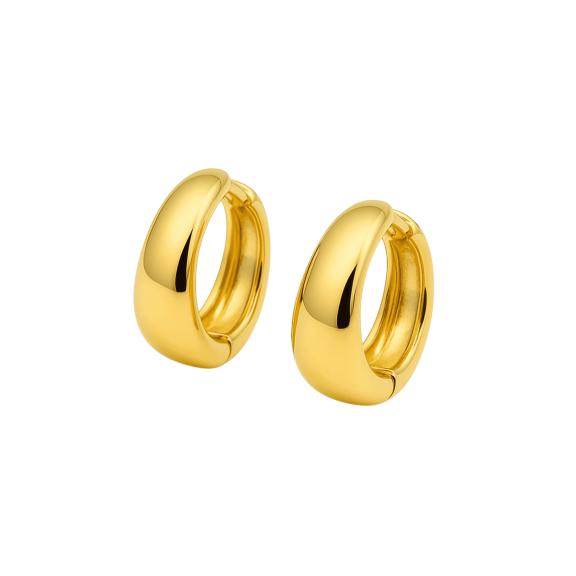 Small Huggie Hoop Earrings for Women, 18K Gold Filled, Lightweight & Hypoallergenic, Dainty Stackable Hoops for Multiple Piercings, Trendy Everyday Jewelry Set