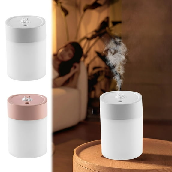 Small Humidifier for Bedroom, Silent Cool Mist Humidifier for Home Featuring Quiet Operation and Adjustable Mist for Nursery, Indoor Plants, Office Desk, and Car Use, Portable Mini Design Blahzhy
