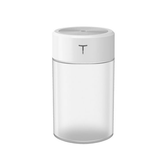 Small Humidifier Plant 360ml USB Cute Car Bedroom Humidifier Suitable For Travel Office With Night Light Automatic Shutdown Elegant white