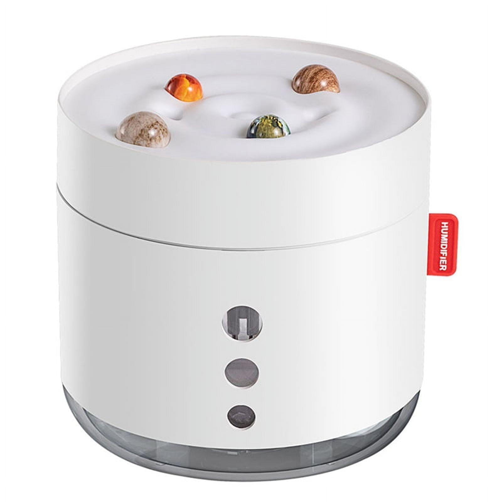 Small Humidifiers 800ml Desk Humidifiers Quiet Operation Night Light Function Two Modes for Bedroom Babies Room Home A