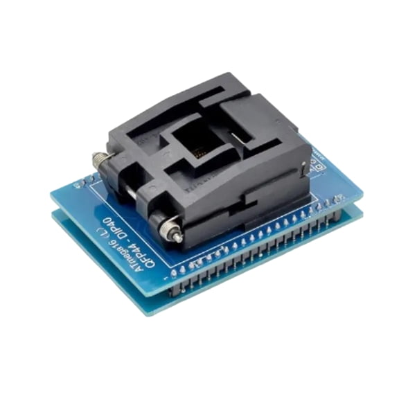 Small IC Chip Socket TQFP44 to DIP40 Burning Adapter Seat Supporting Multiple ATmega Models for Project Development
