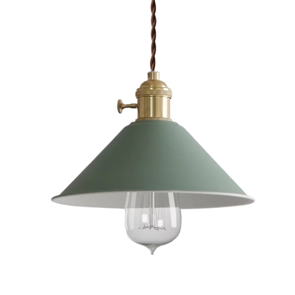 Small Industrial Retro Style Pendant Lighting for Kitchen Sink, Mini Vintage Metal Dining Room Pendant Light Fixtures Over Table, Single Rustic Farmhouse Hanging Lamp Ceiling Chandelier