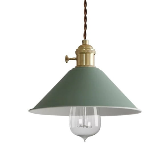 Small Industrial Retro Style Pendant Lighting for Kitchen Sink, Mini Vintage Metal Dining Room Pendant Light Fixtures Over Table, Single Rustic Farmhouse Hanging Lamp Ceiling Chandelier