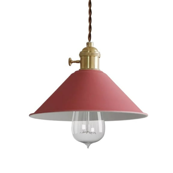 Small Industrial Retro Style Pendant Lighting for Kitchen Sink, Mini Vintage Metal Dining Room Pendant Light Fixtures Over Table, Single Rustic Farmhouse Hanging Lamp Ceiling Chandelier