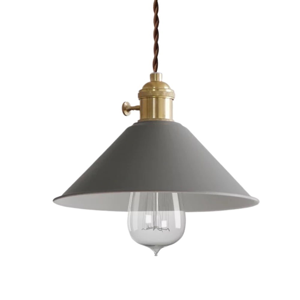 Small Industrial Retro Style Pendant Lighting for Kitchen Sink, Mini Vintage Metal Dining Room Pendant Light Fixtures Over Table, Single Rustic Farmhouse Hanging Lamp Ceiling Chandelier