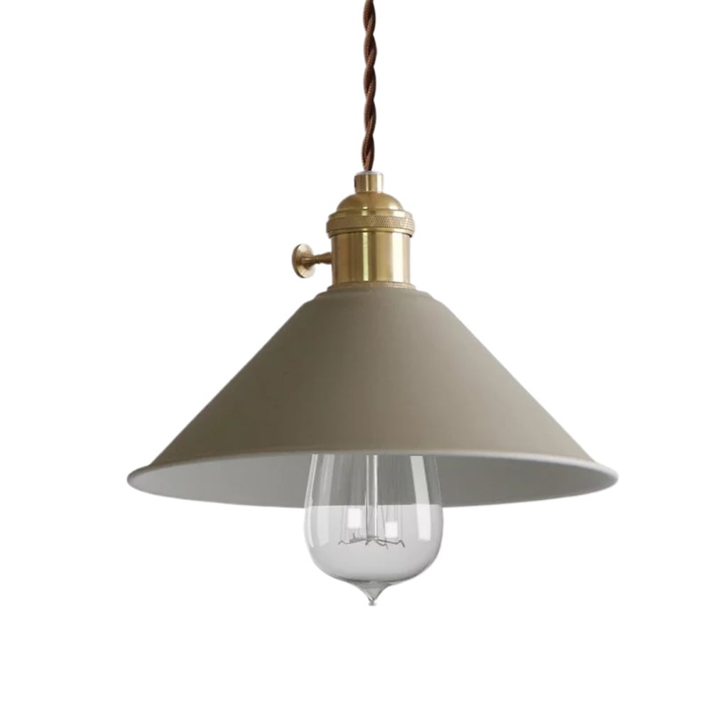 Small Industrial Retro Style Pendant Lighting for Kitchen Sink, Mini Vintage Metal Dining Room Pendant Light Fixtures Over Table, Single Rustic Farmhouse Hanging Lamp Ceiling Chandelier