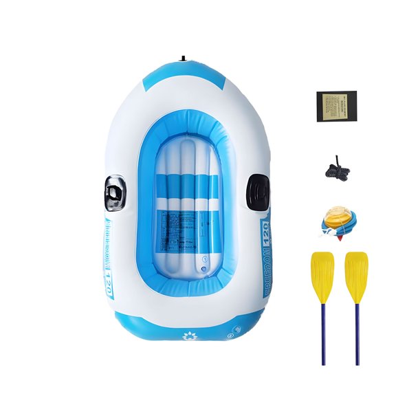 Small Inflatable Toy Boat Designed For Little Explorers With Sturdy Construction And double Air Chambers