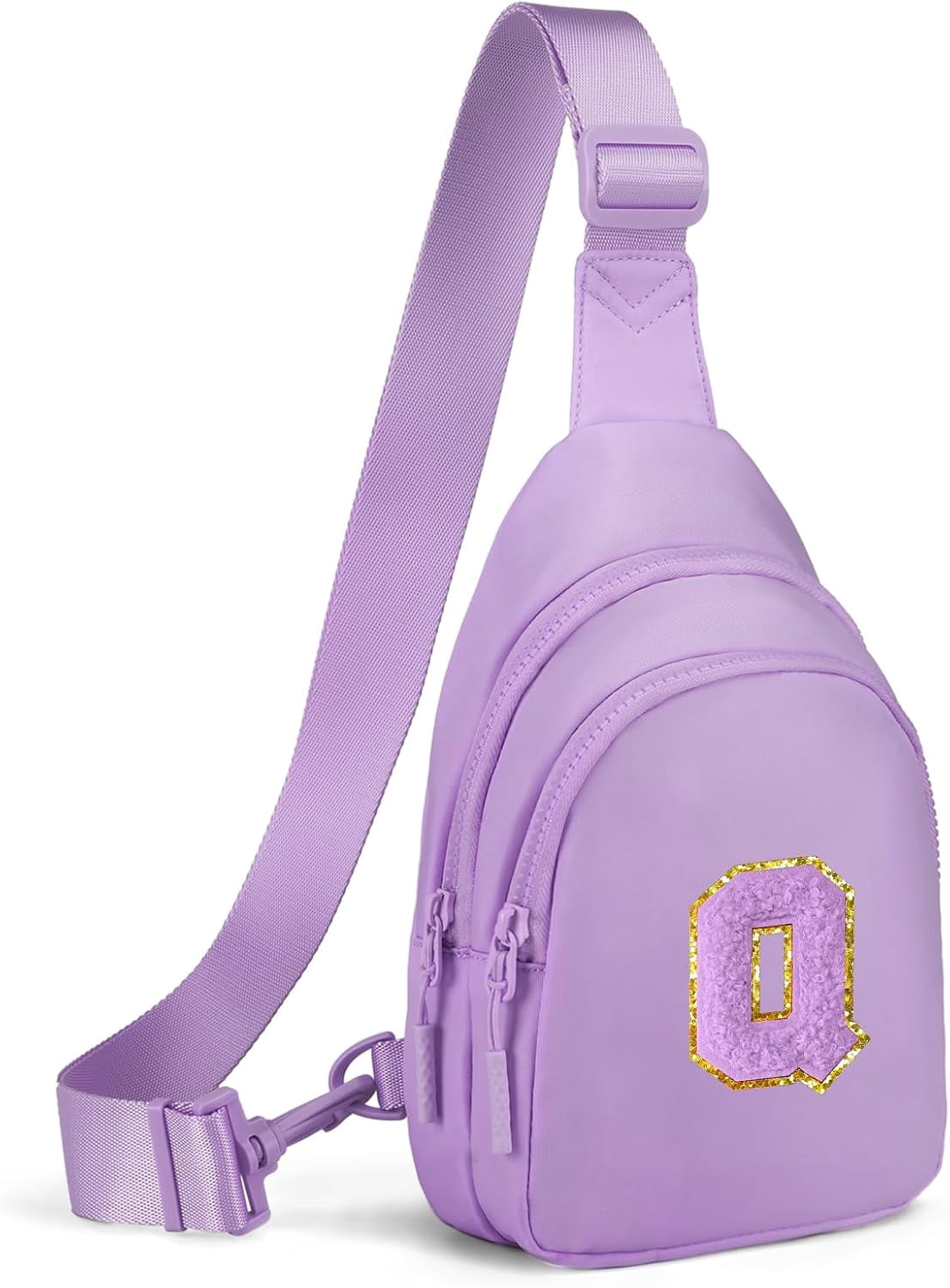Small Initial Sling Bag for Girls & Women - Cute Crossbody Fanny Pack Birthday Gifts for 7 8 9 10 11 12 13 Year Old Girls