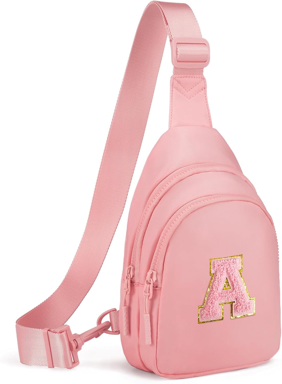 Small Initial Sling Bag for Girls & Women - Cute Crossbody Fanny Pack Birthday Gifts for 7 8 9 10 11 12 13 Year Old Girls